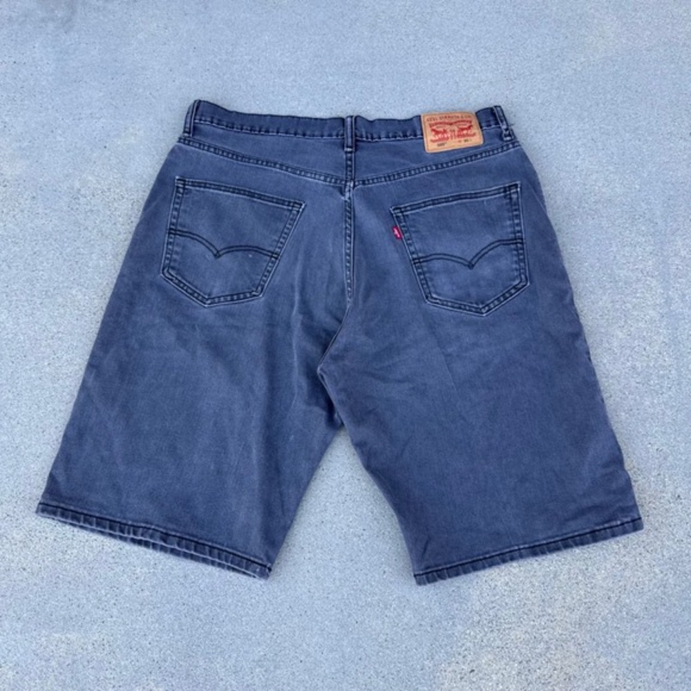 Levi's‎ 569 Loose Straight Denim Shorts Men 38 Faded Black
